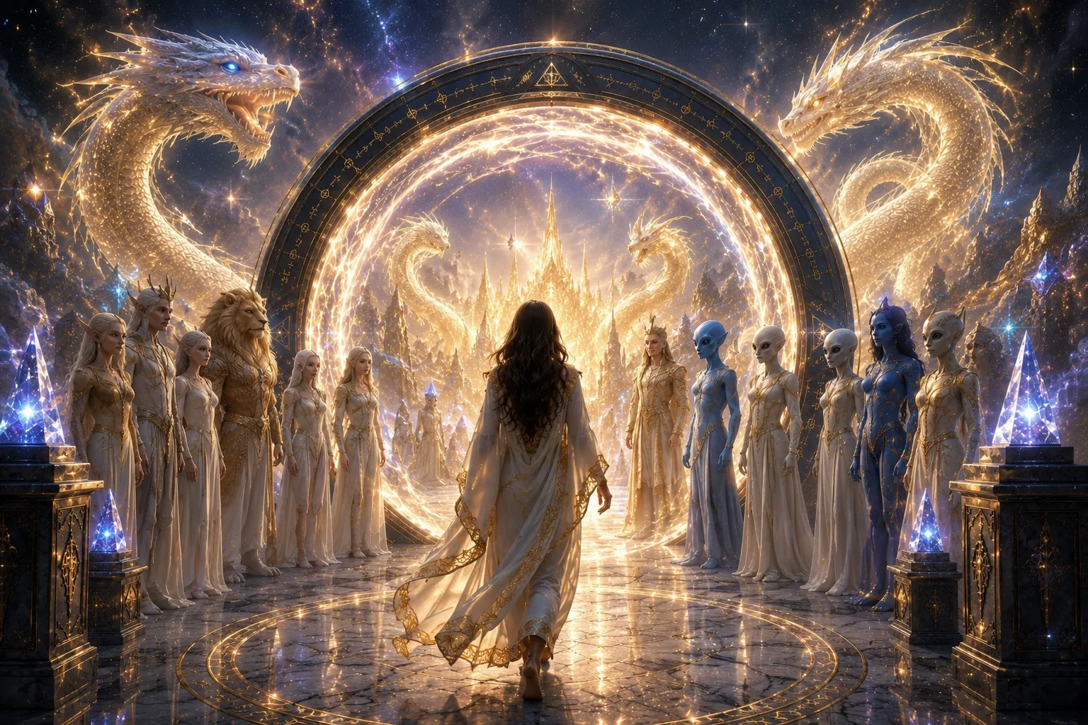 Portal de luz sagrado